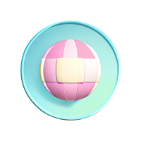 Technology element in 3D style