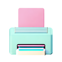 Technology element in 3D style