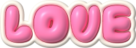 LOVE 러브 3D 일러스트