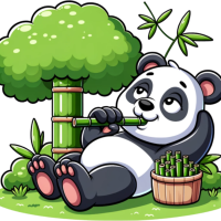 대나무 먹는 판다