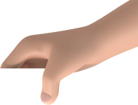 오브젝트를 쥔 손