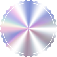 원형 홀로그램 라벨