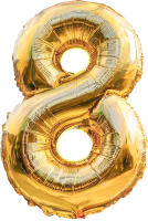 숫자 노란 풍선 축하파티 생일 1,2,3,4,5,6,7,8,9 기념식