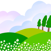 하늘과 들판 풍경