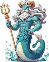 바다의 신 포세이돈 올림푸스 그리스로마 신