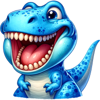 Funny Dinosaurs with a Good Mood, Watercolor Clipart, PNG