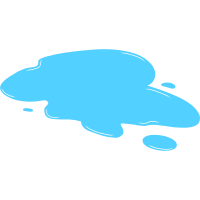 Blue puddle