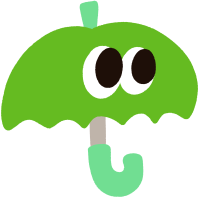 Green umbrella