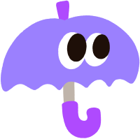 Purple umbrella