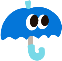 Blue umbrella