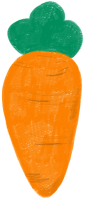 carrot,당근,crayon carrot, 색연필당근