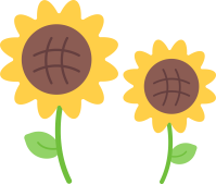 여름 해바라기 꽃 노란해바라기 해바라기벡터 해바라기그림 해바라기일러스트 여름분위기 노란색