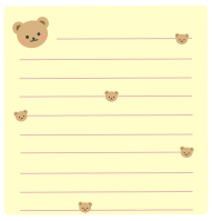 동물,곰,친구,네모,사각형,편지지,포스트잇,포스트잍,메모지,메모장,일러스트,알림장,스티커,디자인,이미지,아이콘,삽화,그림,요소,캐릭터,카드,팬시,쪽지,문구,편지,편지지,필기,종이