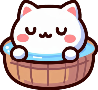 목욕하는 고양이