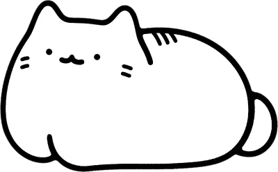 고양이 색칠도안