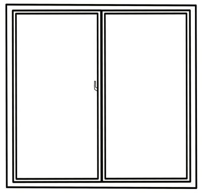 창문(세로버전, 베란다, 앞마당창문, 긴창문, 거실창문)