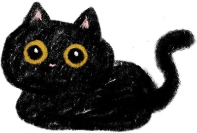 낙서, 낙서일러스트, 고양이