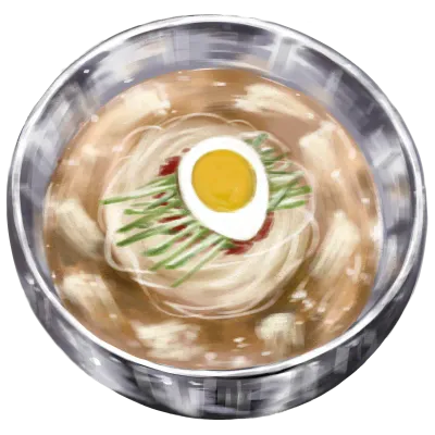 시원한 냉면 일러스트