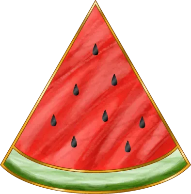 유리 공예 수박