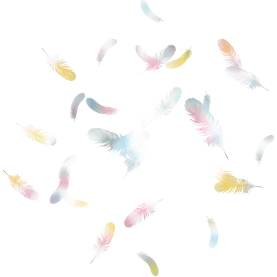Free Pastel Feathers illustration