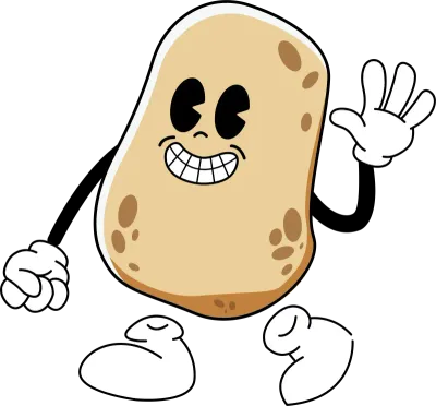 감자 일러스트