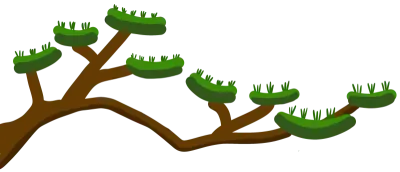 소나무 일러스트