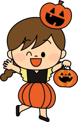 仮装をした子供