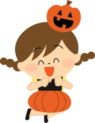 仮装をした子供