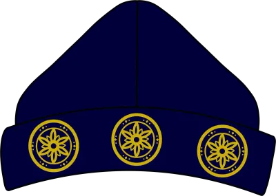 한국 전통 의상 도령 모자