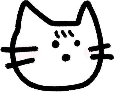 고양이옆모습-앞머리