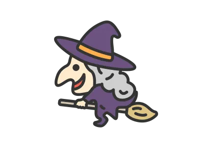 魔女のイラスト