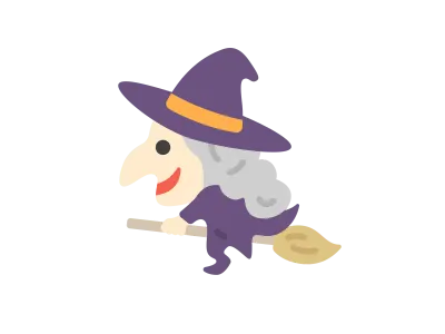 魔女のイラスト