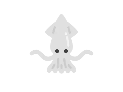 イカのアイコンのイラスト