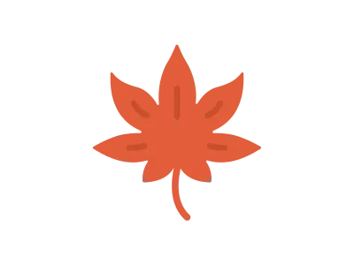 紅葉の葉のイラスト