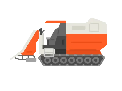 コンバインのイラスト