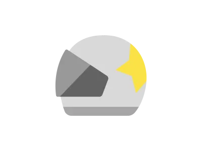 オートレースのアイコンのイラスト