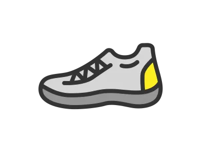 陸上のアイコンのイラスト