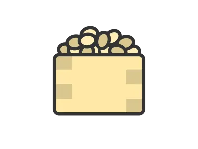 鬼のパンツのアイコンのイラスト