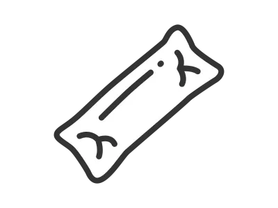 春巻きのアイコンのイラスト