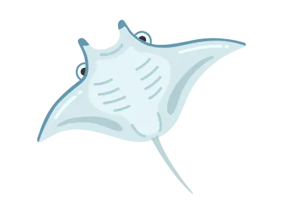 マンタのイラスト