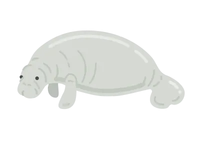 マナティのイラスト