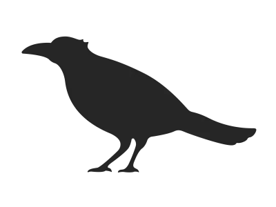 カラスのシルエットのイラスト