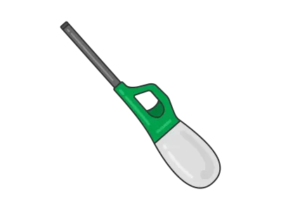 点火棒のイラスト