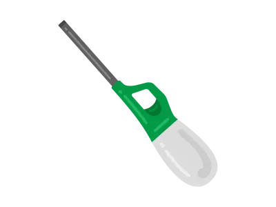 点火棒のイラスト