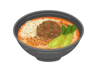 担々麺のイラスト