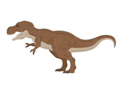恐竜のティラノサウルスのイラスト