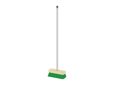 デッキブラシのイラスト