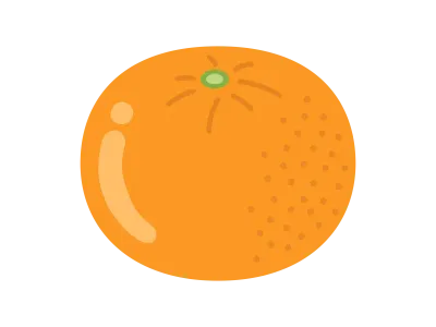 ミカンのイラスト