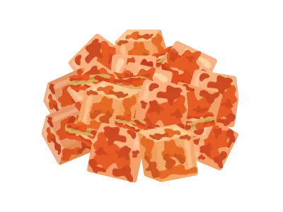 カクテキキムチの漬物のイラスト