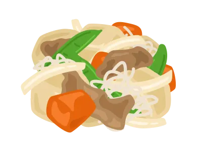 肉じゃがのイラスト